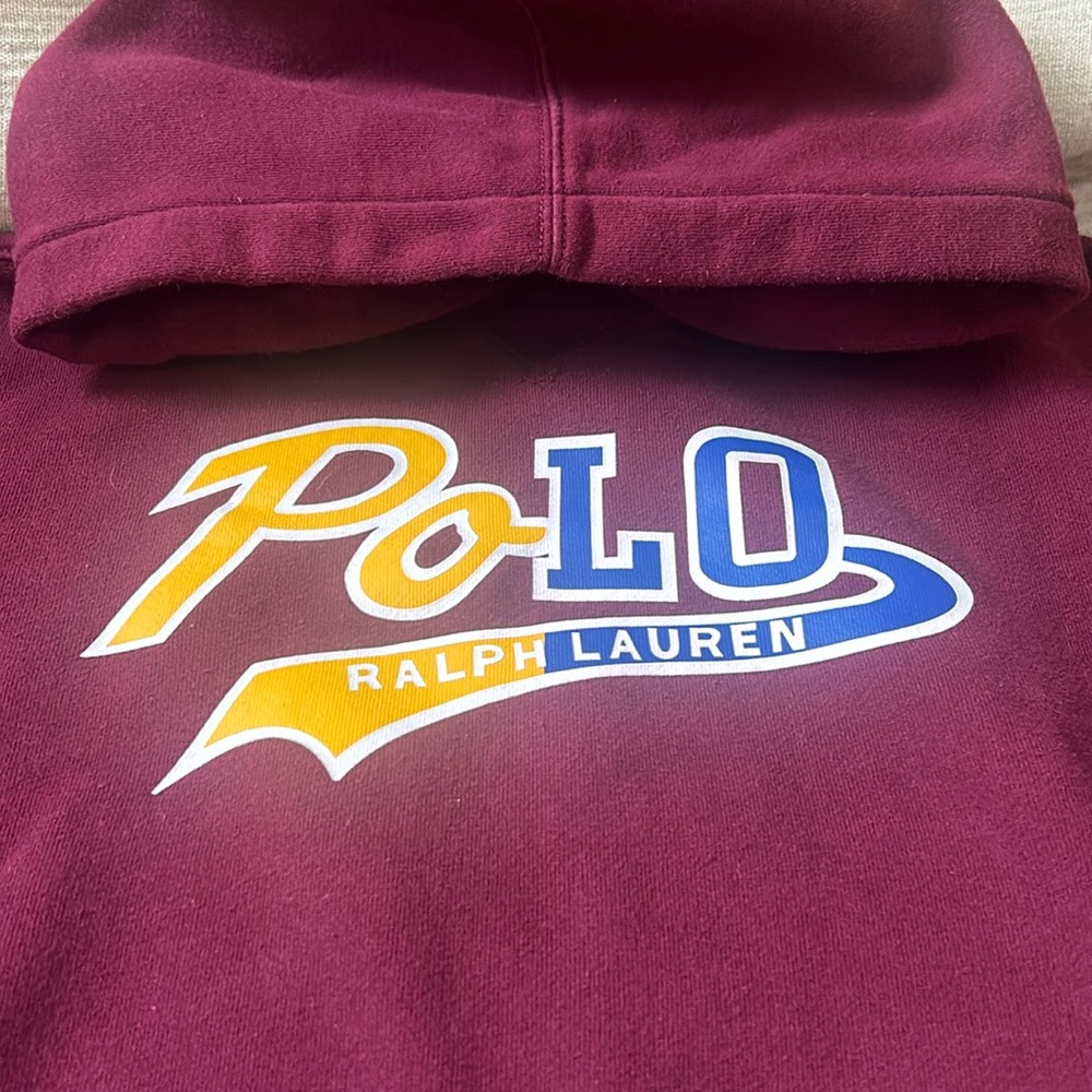 Polo by Ralph Lauren Red Hoodie Sweatshirt